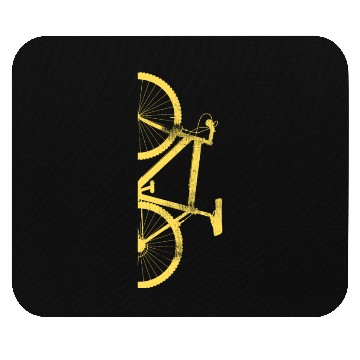 Discover Bicycle and mountain biker. Unique biker gift. Mouse Pads