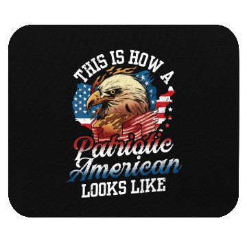 Discover This Is How A Patriotic American Looks Like US Mouse Pads