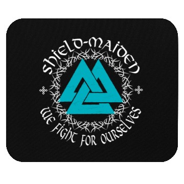 Discover Daughter Of Freyja Schildmaid Viking Mouse Pads
