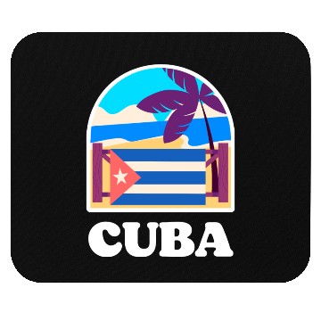 Discover Vintage Cuba Travel Mouse Pads