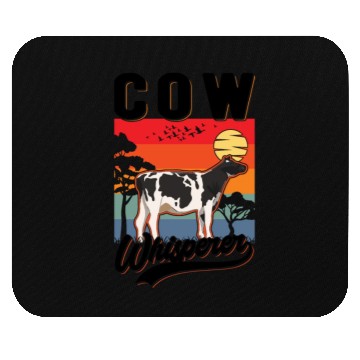 Discover Cow Whisperer Cattle Farmer Mouse Pads