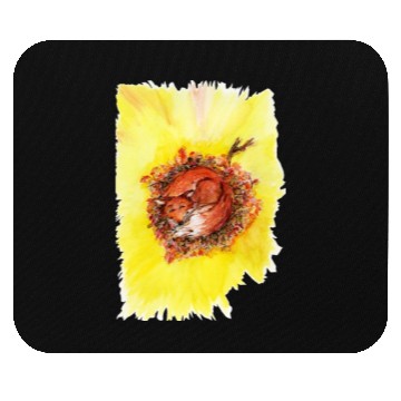 Discover Sleeping fox Mouse Pads