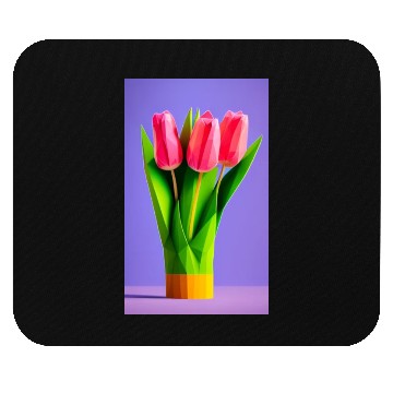 Discover Tulips Mouse Pads