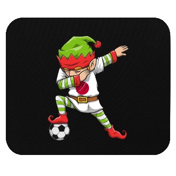 Discover Soccer Boy Dabbing Elf Squad Christmas Jersey Mouse Pads
