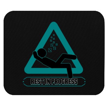 Discover Sleephead Humor Rest in Progress Fun Naptime Gift Mouse Pads