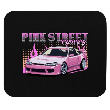 Discover Pink street funky Mouse Pads