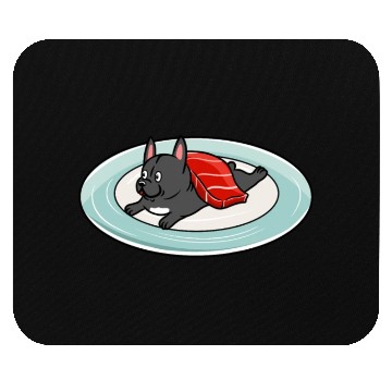 Discover French Bulldog Nigiri Sushi Mouse Pads