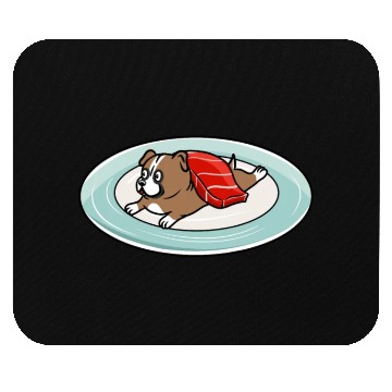 Discover Boxer Dog Nigiri Sushi Mouse Pads