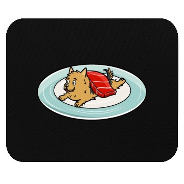 Discover Yorkshire Terrier Nigiri Sushi Mouse Pads