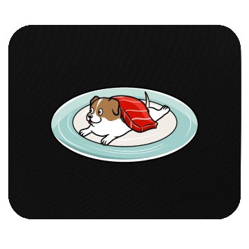 Discover Jack Russell Terrier Nigiri Sushi Mouse Pads