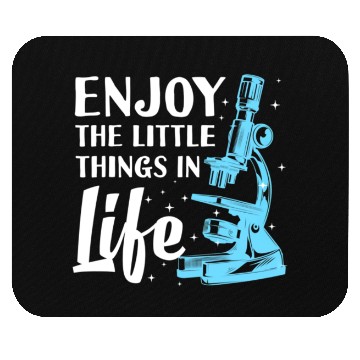 Discover Funny Microscope Art For Men Women Biology Nerd Mouse Pads