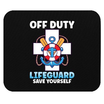 Discover Swimmer Scuba Diving Lifeguard Water Sport Mouse Pads