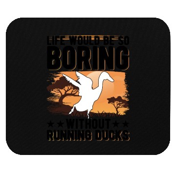 Discover Running Duck Gift Bottle Mouse Pads