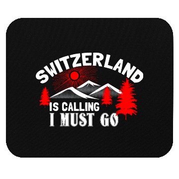 Discover Switzerland Alps Origin Gift Idea Mouse Pads