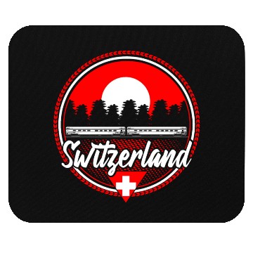 Discover Switzerland Mountains State Gift Idea Mouse Pads