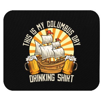 Discover Columbus Day 1492 Mouse Pads