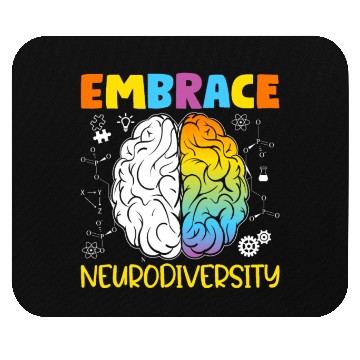Discover Neurodiversity - Embrace ADHD Autism ASD Mouse Pads