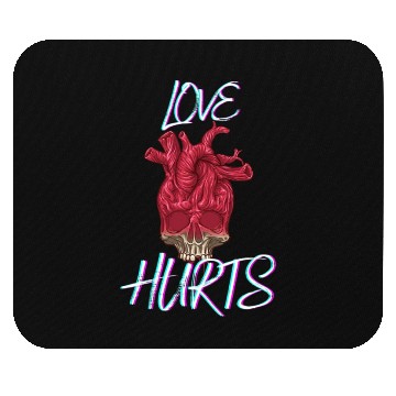 Discover Love Hurts Mouse Pads