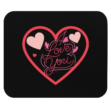 Discover I love you Mouse Pads