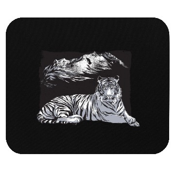 Discover tiger mountains Mouse Pads
