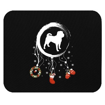 Discover dog dreamcatcher Christmas Shar Pei Mouse Pads