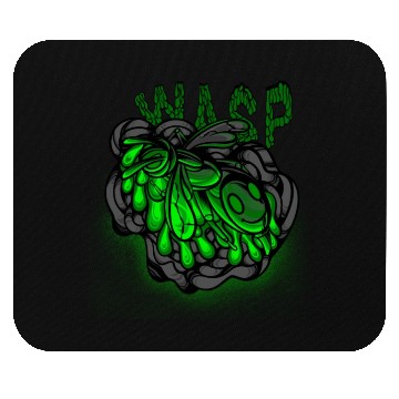 Discover Iron Toxic Neon Wasp Design Mouse Pads