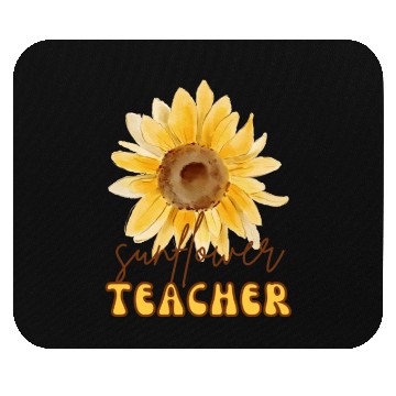 Discover Sunflower Teacher Mouse Pads