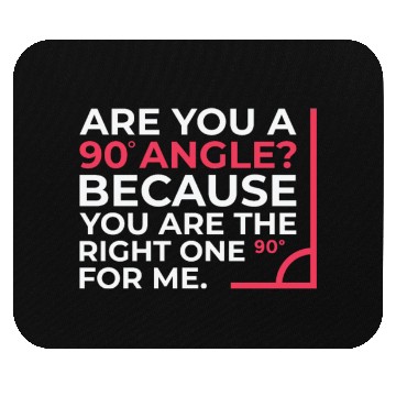 Discover Mathematics Right Angle Cheesy Pun Math Geek Mouse Pads