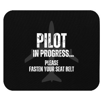 Discover pilot in progress future pilot airplane aircraft Mouse Pads
