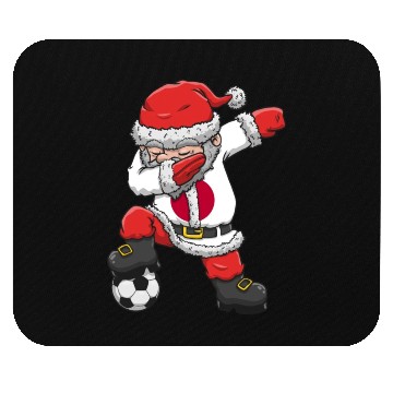 Discover Soccer Boy Dabbing Santa Christmas Jersey Japan Mouse Pads