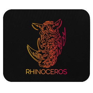 Discover rhinoceros Mouse Pads