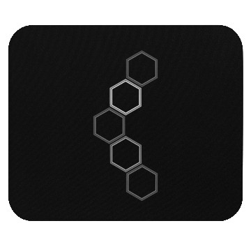 Discover Geometric Love Design Hexagon Pattern 06 Mouse Pads