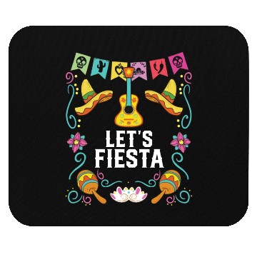 Discover Let's Fiesta Cinco De Mayo Mexican Pride Mexico Mouse Pads