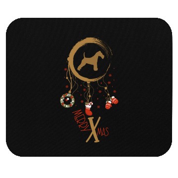 Discover dog dreamcatcher Christmas Wire Fox Terrier Mouse Pads