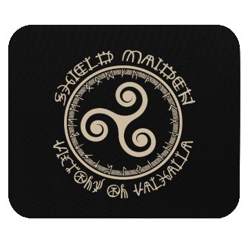 Discover Shield Maiden Victory Or Valhalla Viking Triskel Mouse Pads