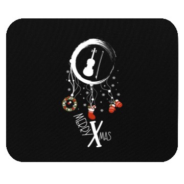 Discover musical instrument dreamcatcher Christmas Violin Mouse Pads