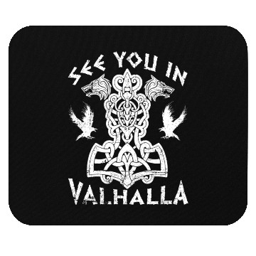 Discover See You In Valhalla Viking Vikings Mouse Pads