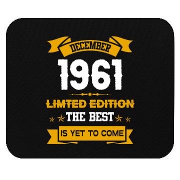 Discover December 1961 Birthday Surprise Mouse Pads