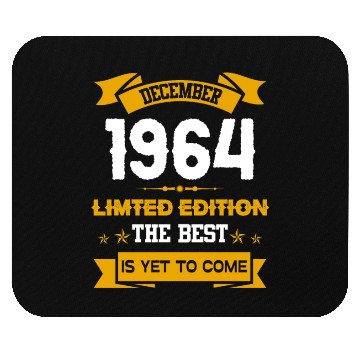 Discover December 1964 Birthday Surprise Mouse Pads