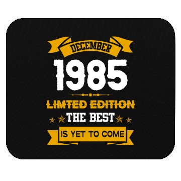 Discover December 1985 Birthday Surprise Mouse Pads