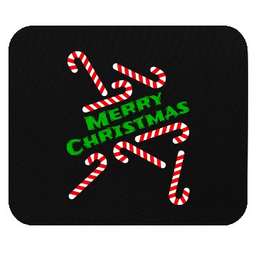 Discover Candy Cane Merry Christmas Gift Idea sweets winter Mouse Pads