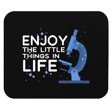 Discover Funny Microscope, Microbiologists Biology Science Mouse Pads