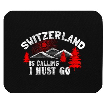 Discover Switzerland Mountains State Mouse Pads