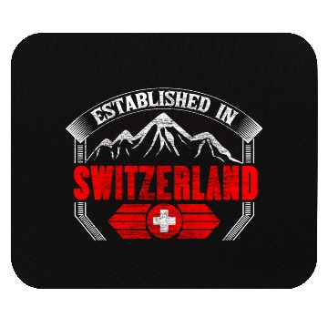 Discover Switzerland Proud Gift Idea Mouse Pads