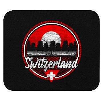 Discover Switzerland Swiss Flag Gift Mouse Pads