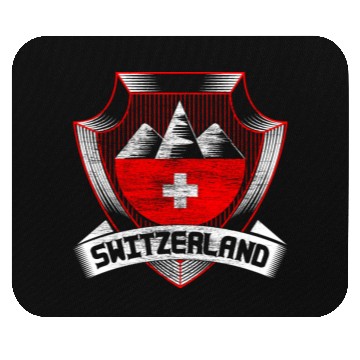 Discover Switzerland Neutrality Flag Mouse Pads