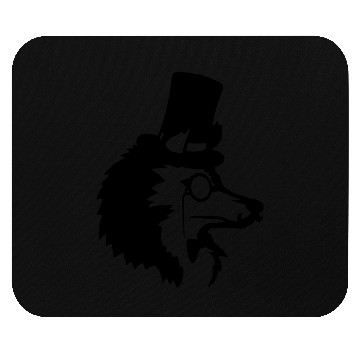 Discover Mr. Wolf Gentlemen Mouse Pads