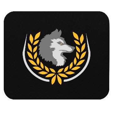 Discover Laurel Wreath Bad Wolf Mouse Pads