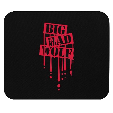 Discover big bad wolf quote Mouse Pads