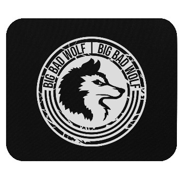 Discover big bad wolf quote Mouse Pads